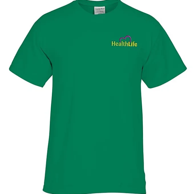 ComfortWash Garment-Dyed Tee - Embroidered
