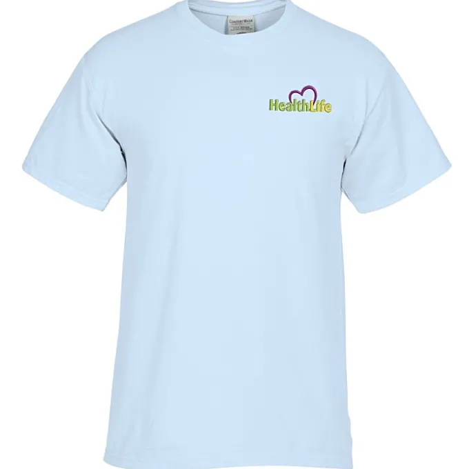ComfortWash Garment-Dyed Tee - Embroidered