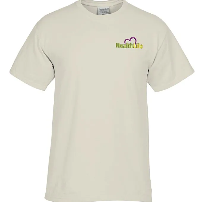 ComfortWash Garment-Dyed Tee - Embroidered
