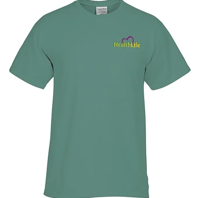 ComfortWash Garment-Dyed Tee - Embroidered