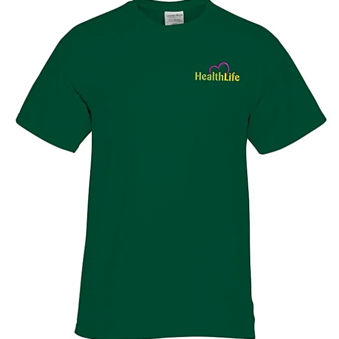 ComfortWash Garment-Dyed Tee - Embroidered