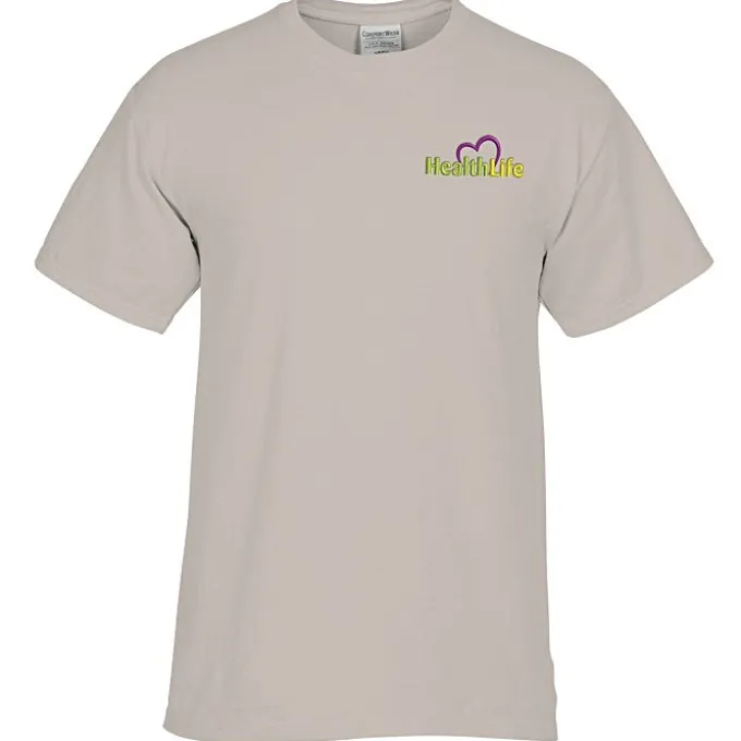 ComfortWash Garment-Dyed Tee - Embroidered