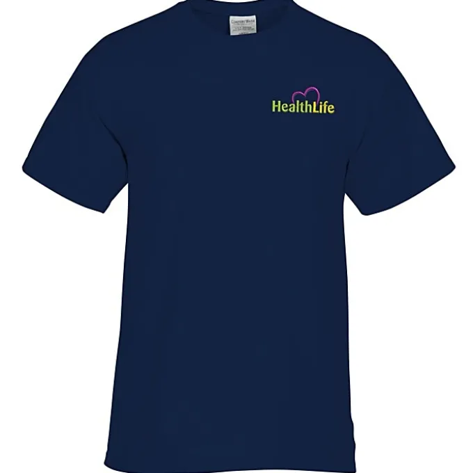 ComfortWash Garment-Dyed Tee - Embroidered