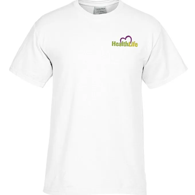 ComfortWash Garment-Dyed Tee - Embroidered