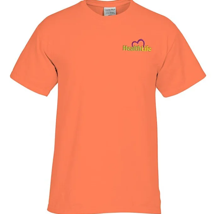 ComfortWash Garment-Dyed Tee - Embroidered