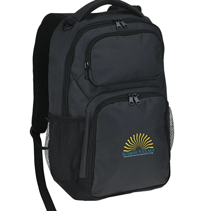 Commander 16 inch Laptop Backpack - Embroidered