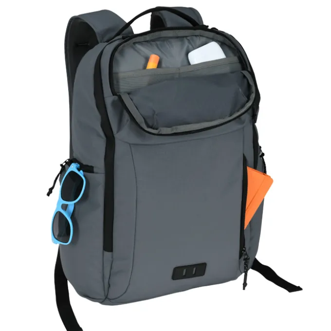 Compass Laptop Backpack - Embroidered