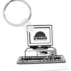 Computer Soft Keychain - Opaque