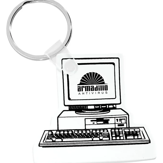 Computer Soft Keychain - Opaque