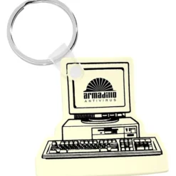 Computer Soft Keychain - Opaque
