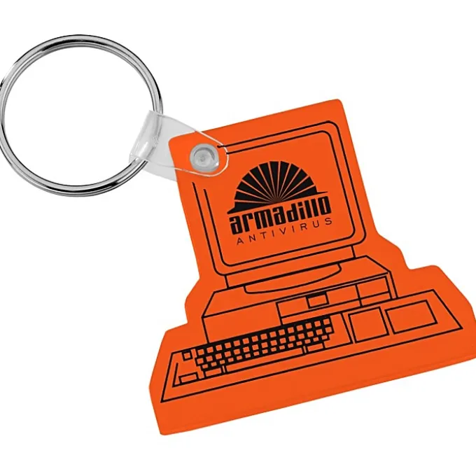 Computer Soft Keychain - Translucent
