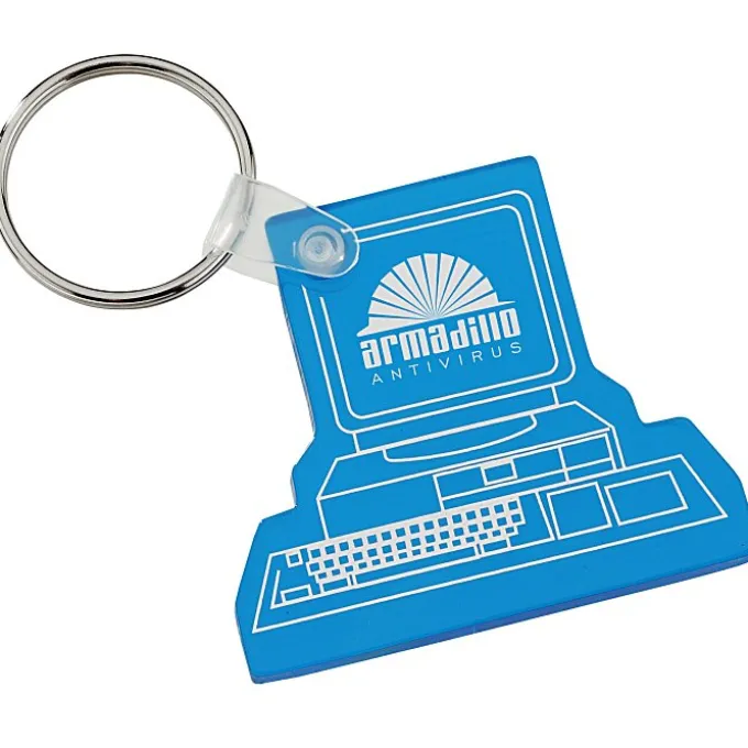 Computer Soft Keychain - Translucent