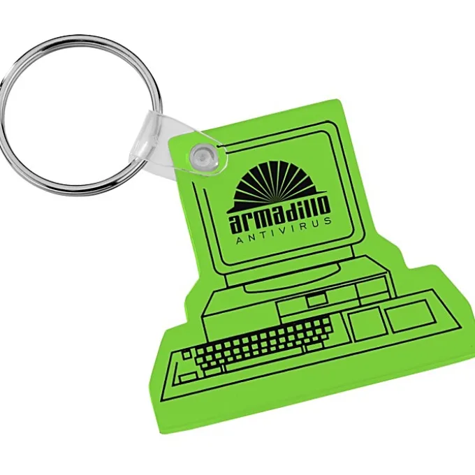 Computer Soft Keychain - Translucent