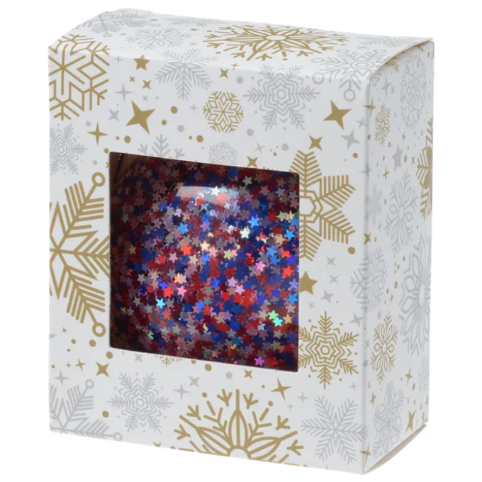 Confetti Ornament - Star - Patriotic - 24 hr
