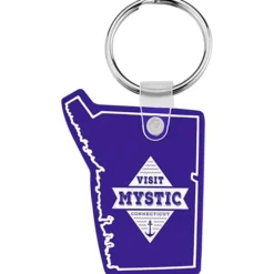 Connecticut Soft Keychain - Opaque