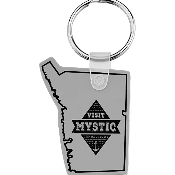 Connecticut Soft Keychain - Opaque
