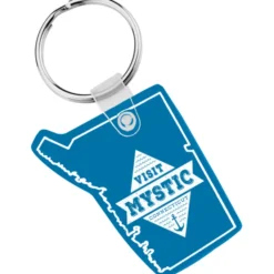 Connecticut Soft Keychain - Translucent