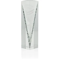 Conquest Crystal Tower Award - 8 inches