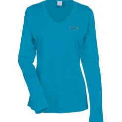 Contender Athletic LS V-Neck T-Shirt - Ladies' - Embroidered - 24 hr