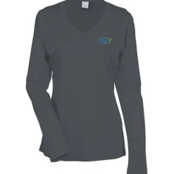 Contender Athletic LS V-Neck T-Shirt - Ladies' - Embroidered
