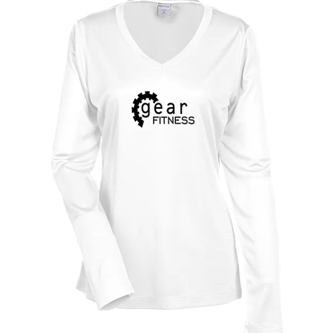 Contender Athletic LS V-Neck T-Shirt - Ladies' - Screen