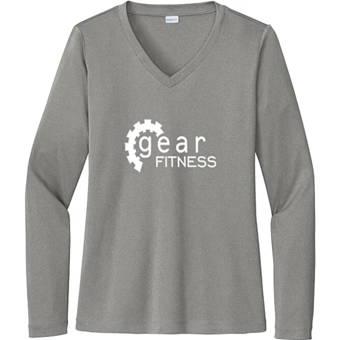 Contender Athletic LS V-Neck T-Shirt - Ladies' - Screen