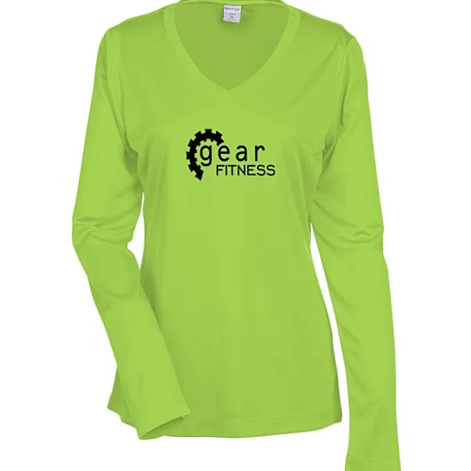 Contender Athletic LS V-Neck T-Shirt - Ladies' - Screen