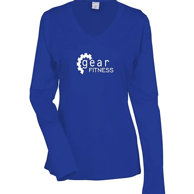 Contender Athletic LS V-Neck T-Shirt - Ladies' - Screen
