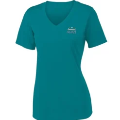 Contender Athletic V-Neck T-Shirt - Ladies' - Embroidered