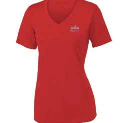 Contender Athletic V-Neck T-Shirt - Ladies' - Embroidered - 24 hr