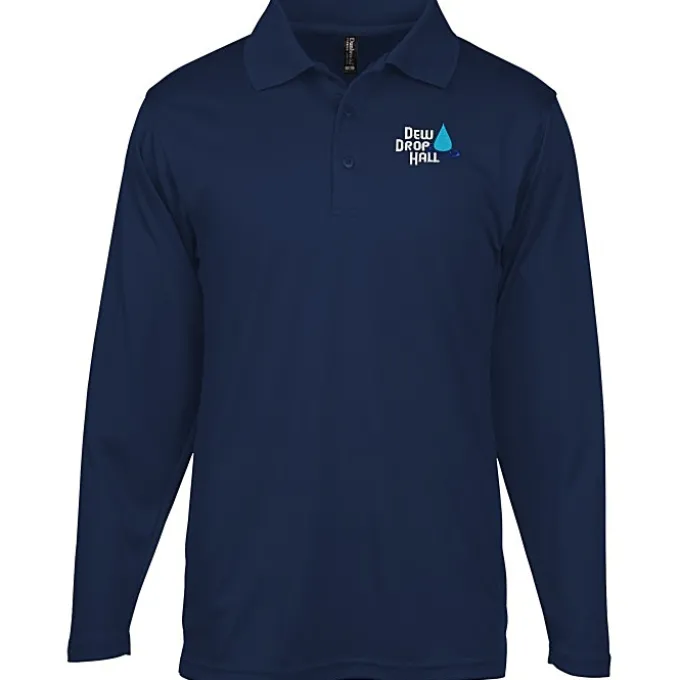 Contour Long Sleeve Performance Polo - Men's