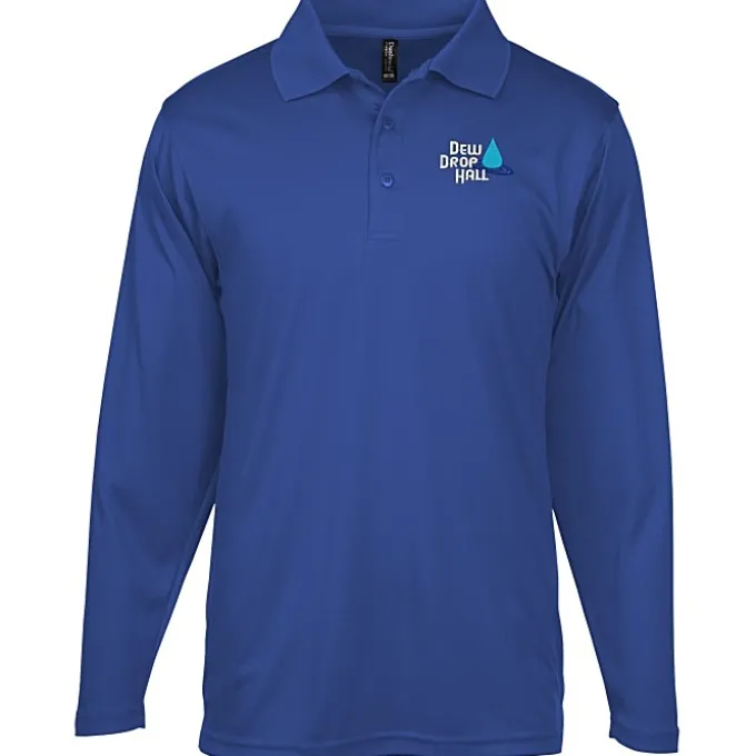 Contour Long Sleeve Performance Polo - Men's
