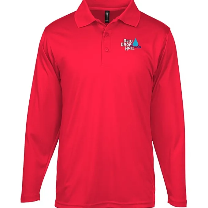Contour Long Sleeve Performance Polo - Men's
