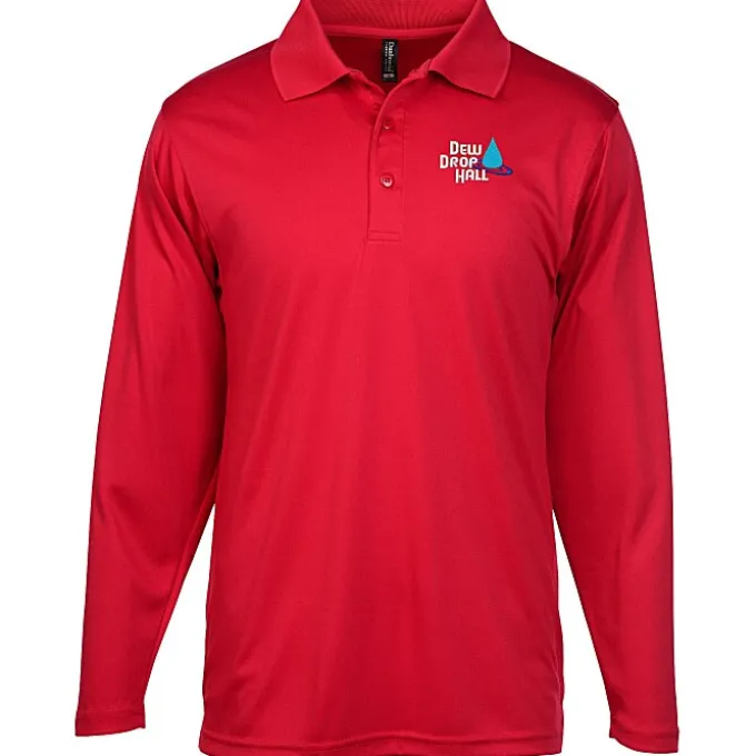 Contour Long Sleeve Performance Polo - Men's
