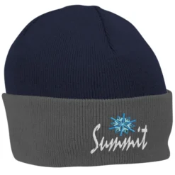 Contrast Cuff Knit Beanie
