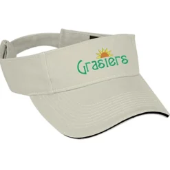 Contrast Peak Twill Visor