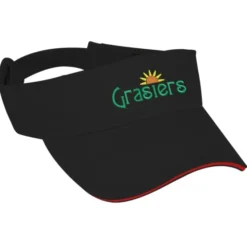 Contrast Peak Twill Visor - 24 hr