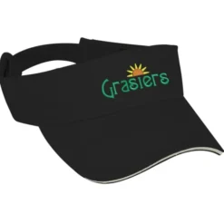 Contrast Peak Twill Visor - 24 hr