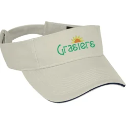 Contrast Peak Twill Visor - 24 hr