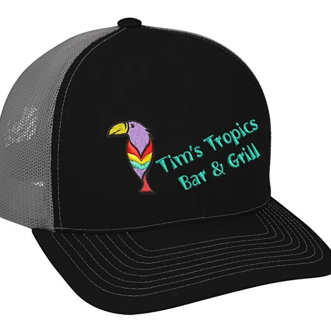 Contrast Stitch Trucker Snapback Cap