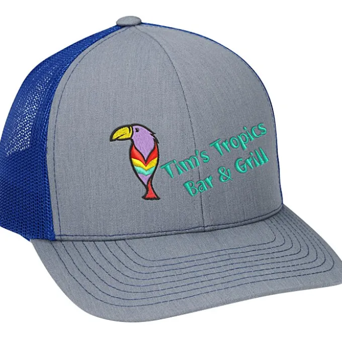 Contrast Stitch Trucker Snapback Cap