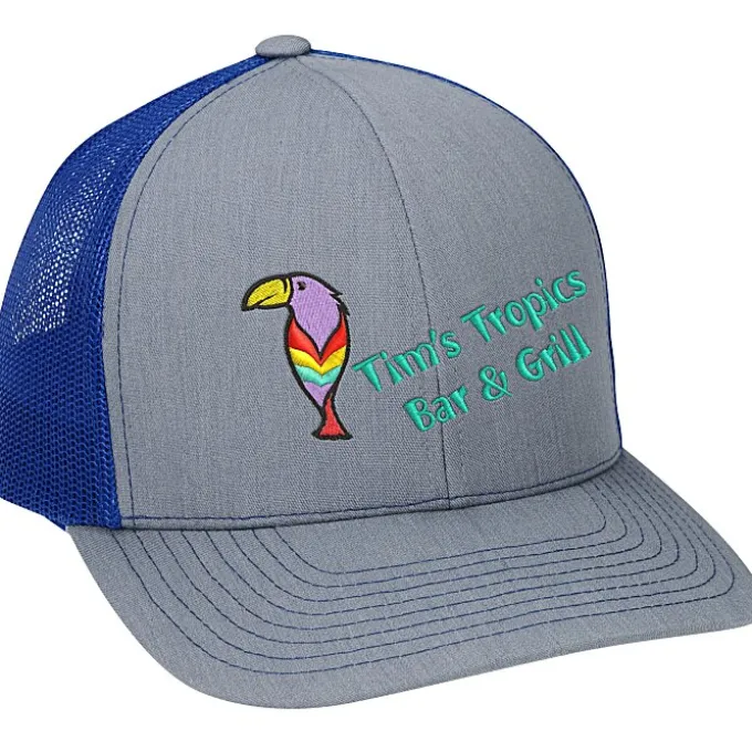 Contrast Stitch Trucker Snapback Cap