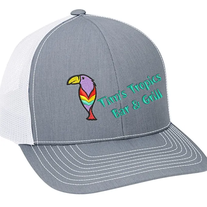 Contrast Stitch Trucker Snapback Cap