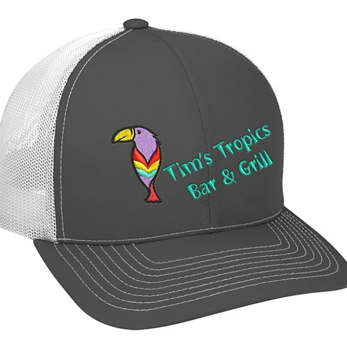 Contrast Stitch Trucker Snapback Cap