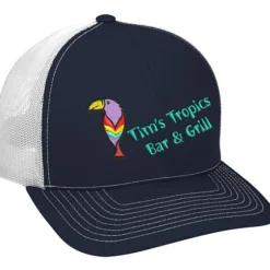 Contrast Stitch Trucker Snapback Cap