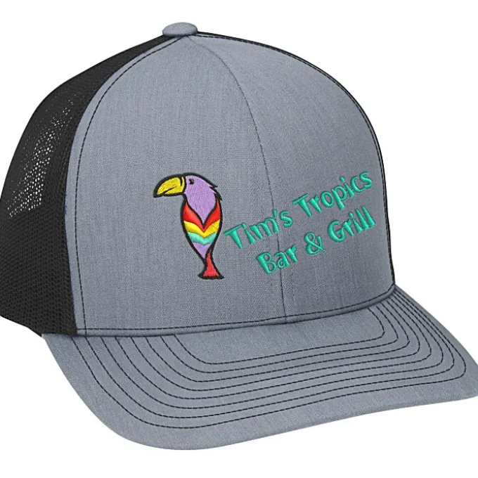 Contrast Stitch Trucker Snapback Cap