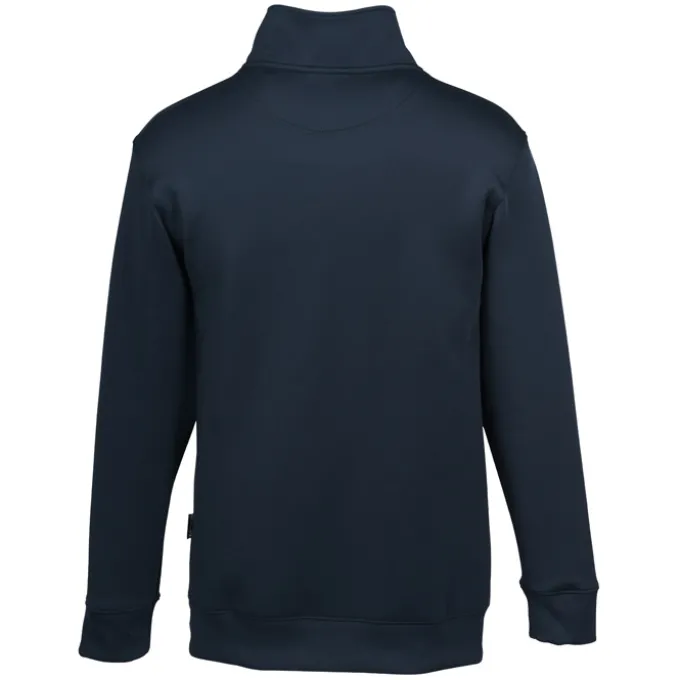 Contrast Zipper Performance 1/4-Zip Pullover