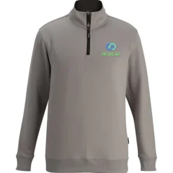 Contrast Zipper Performance 1/4-Zip Pullover - 24 hr