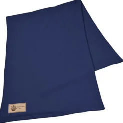 Core Fleece Sweatshirt Blanket - 65 inches x 80 inches - Laser Engraved Patch