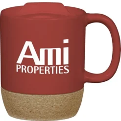 Cork Bottom Ceramic Mug - 12 oz